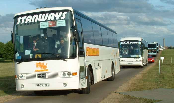 Stanways Volvo B10M Van Hool ex MTL N655EWJ