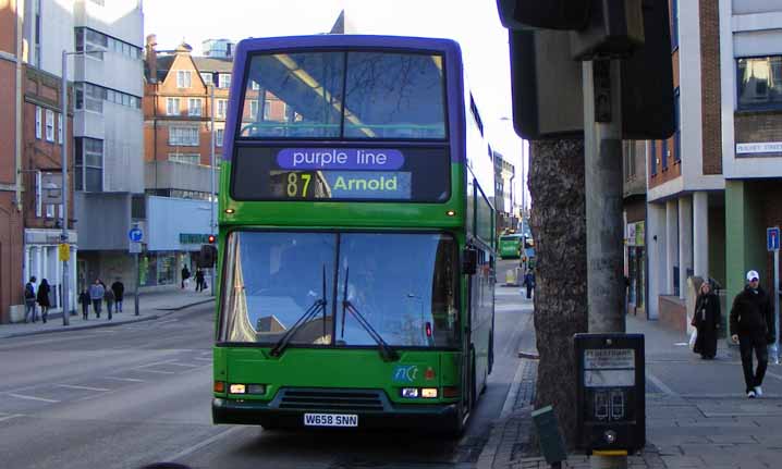 Nottingham City Dennis Trident East Lancs 658