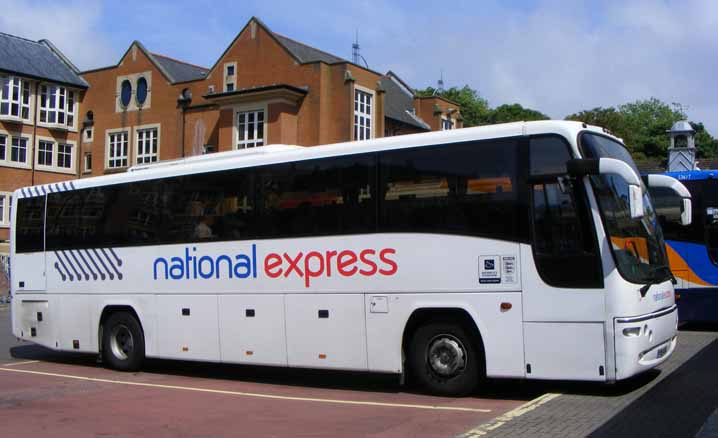 Burtons National Express Volvo B12B Plaxton Panther YN54ZHL