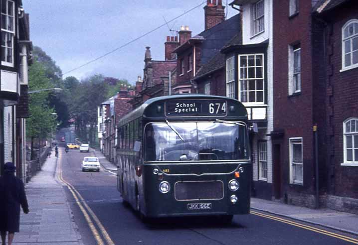 Hants & Dorset Leyland Panther Willowbrook 685