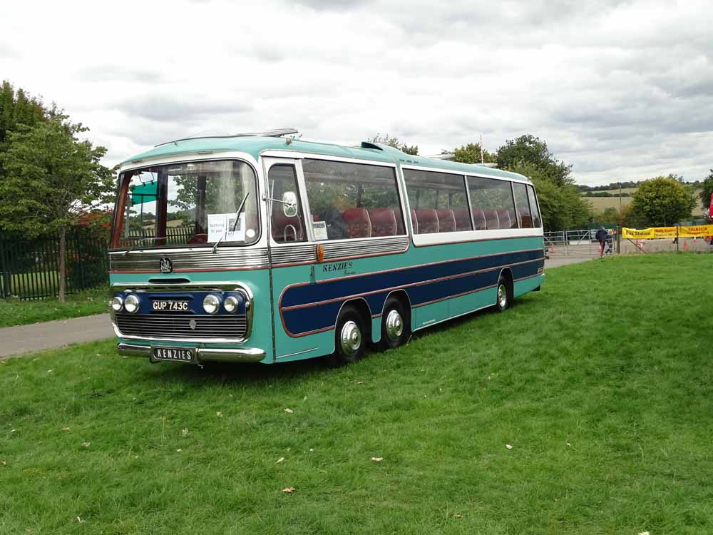 Kenzies Bedford VAL14 Plaxton Panorama GUP743C