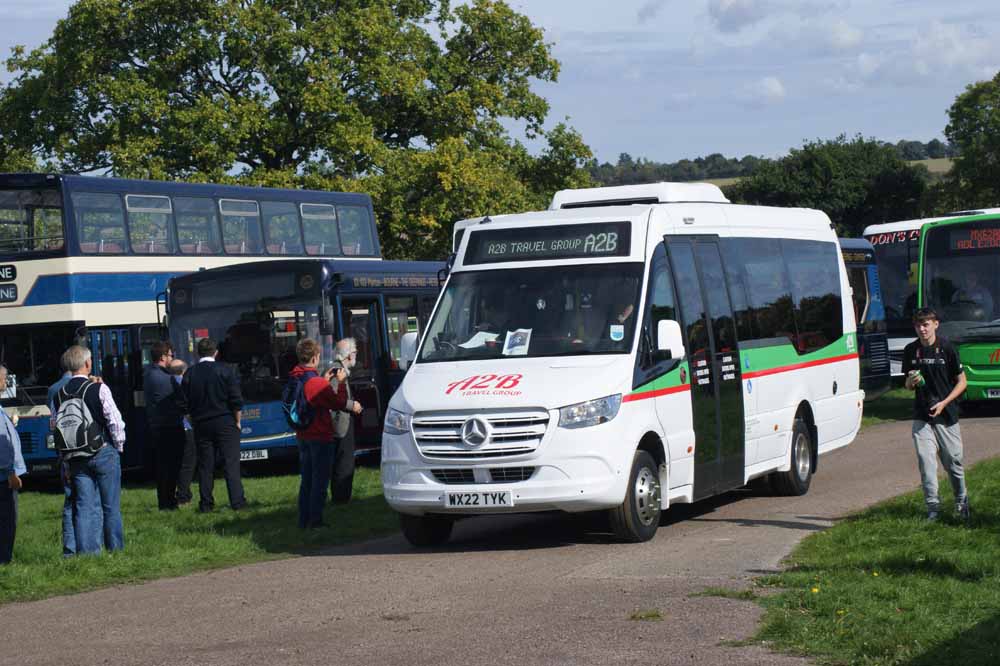 A2B Mercedes Sprinter 516CDI Ilesbus WX22TYK