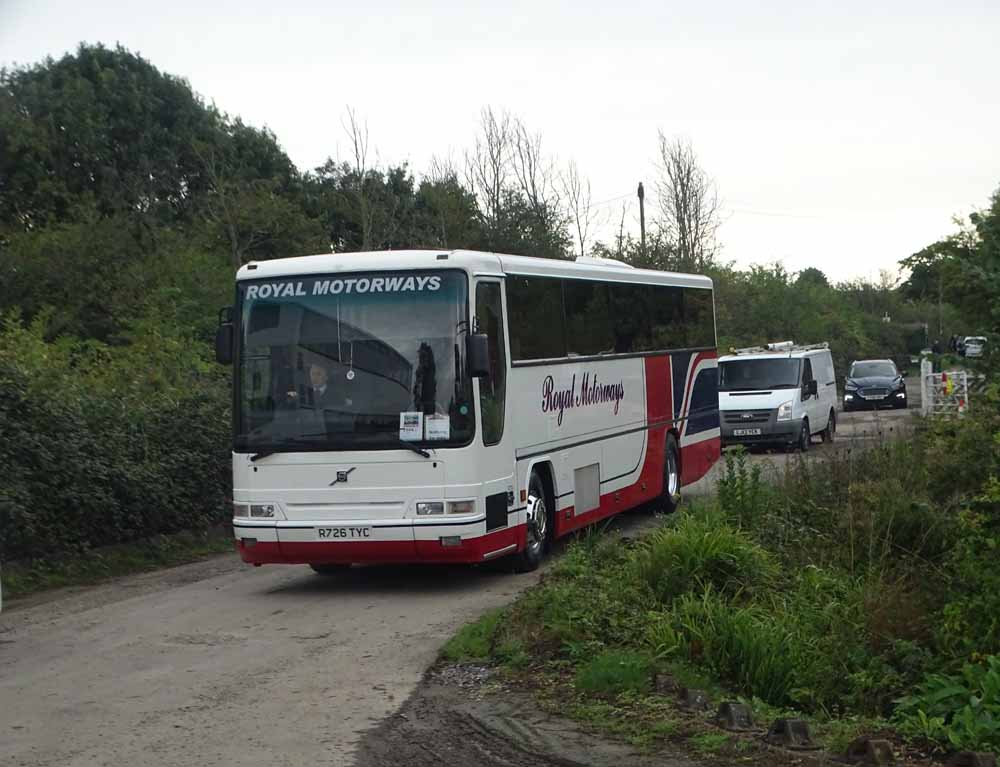 Royal Motorways Volvo B10M Plaxton R726TYC