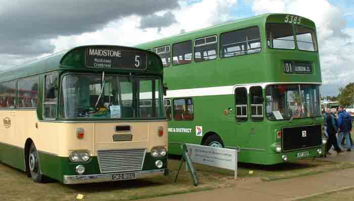 Maidstone & District Volvo Ailsa 5385 and Leyland Leopard 2816