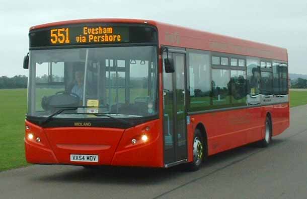 First Midland Red Alexander Dennis Enviro300 67631