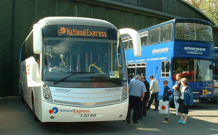 National Express Scania K340EB Caetano Levante SC18