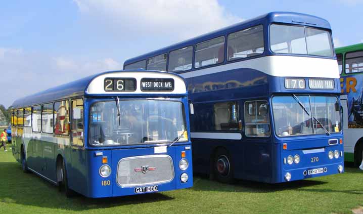 Hull Corporation Leyland Roe Panther 180 & Atlantean 270