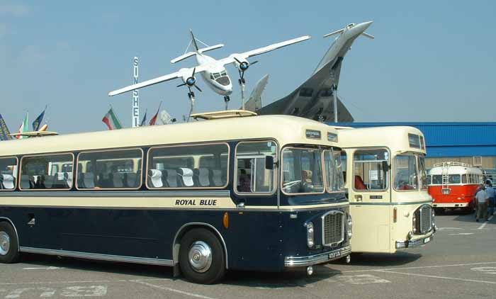 Royal Blue & Crosville RELHs at Sinsheim Technik Museum