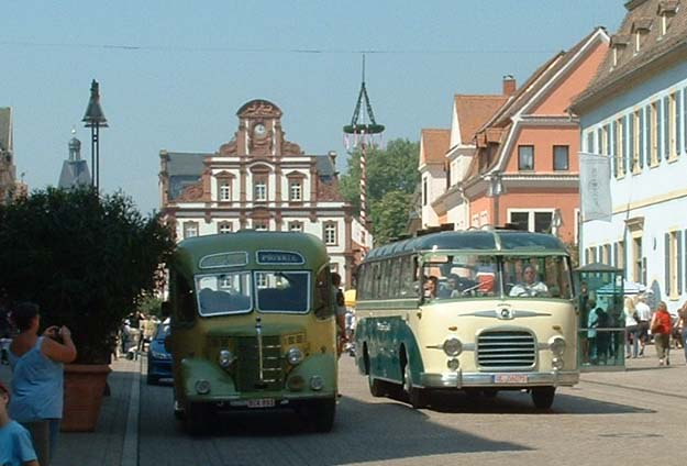 Setra S10 and Bedford OB