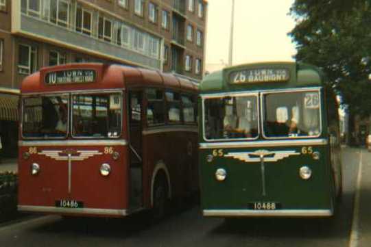 Guerney Motors & Guernsey Railways Albion Nimbuses 10486 & 10488