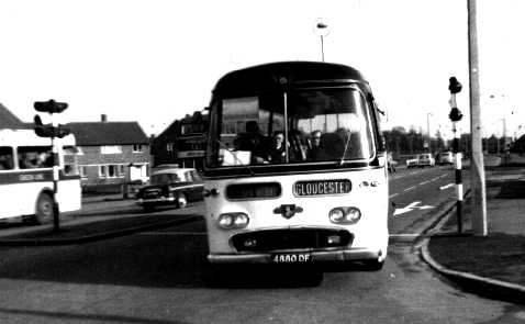 Black & White Plaxton Panorama Leyland Leopard 4880DF