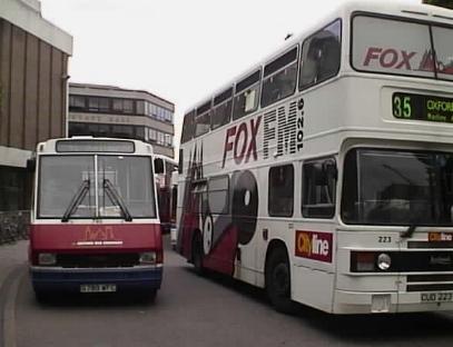 City of Oxford MCW MetroRider 780 and Leyland Olympian ECW 221