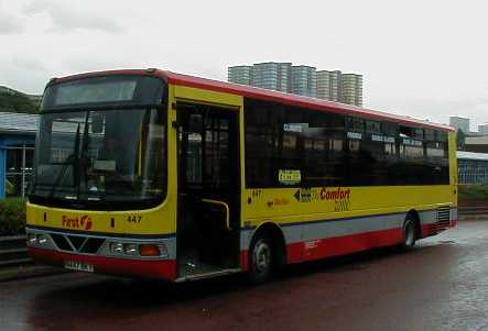 First Mainline Volvo B6 Wright Crusader 447