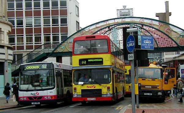 First Mainline Volvo B10BLE Wright 811 & Dennis Dominator NCME 2320