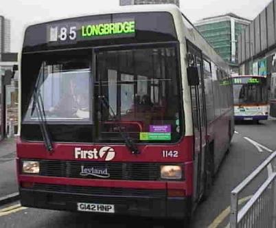 First Midland Red Leyland Lynx 1142