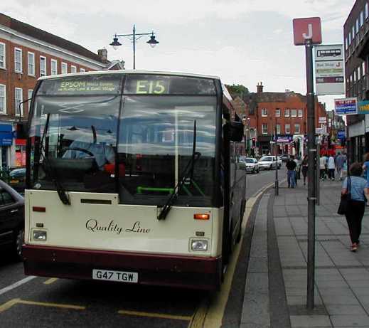 Epsom Buses Dennis Dart G47TGW