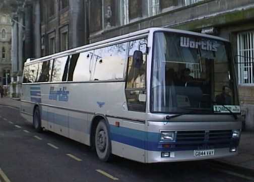 Worths Motor Services Volvo B10m Duple 300 G844VAY