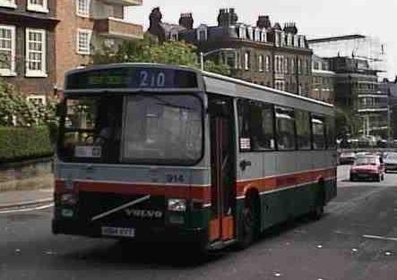 Grey Green Volvo B10M/East Lancs rebuild 914