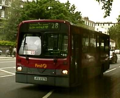 First Gold Arrow Dennis Dart Wright Handibus JDZ2378