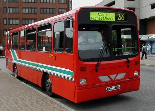 Westlink Dennis Dart Wright Handybus JDZ2406