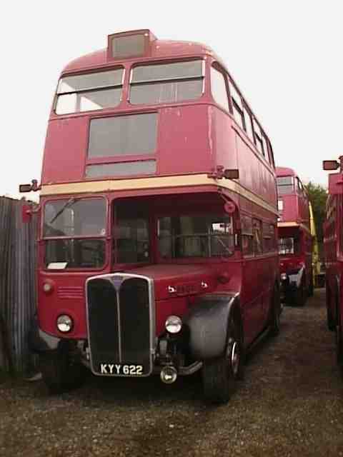 London Transport AEC Regent 3RT Park Royal RT1784 KYY622