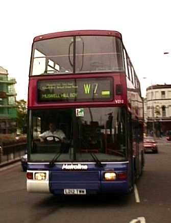 Metroline London Olympian Northern Counties V212