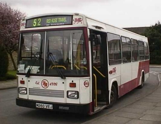 Red Rose Dennis Dart East Lancs M260VEJ