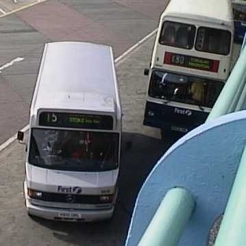 Western National Mercedes Advert bus