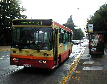 First Leicester Volvo B6 Alexander Dash 421 - N345CJA