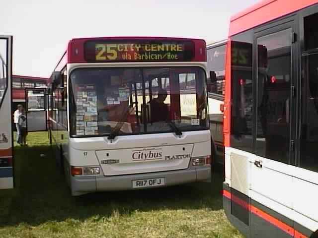 Plymouth CityBus Dennis Dart R17DFJ