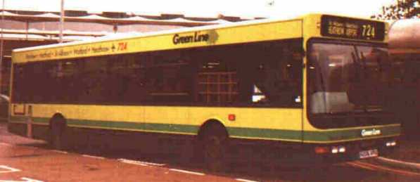 County Greenline DAF SB220 Plaxton Prestige R206VPU