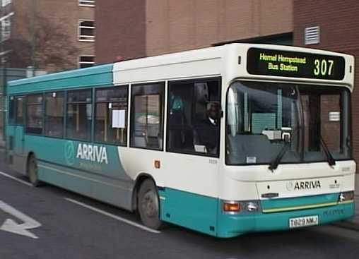 Arriva the Shires Dennis Dart SLF Plaxton Pointer 3229