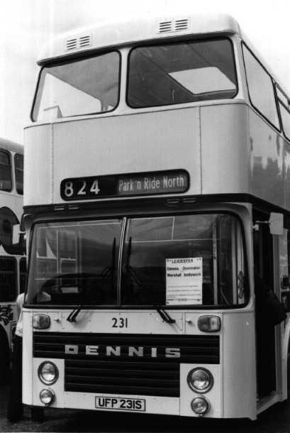 Leicester Citybus Dennis Dominator Marshall 231