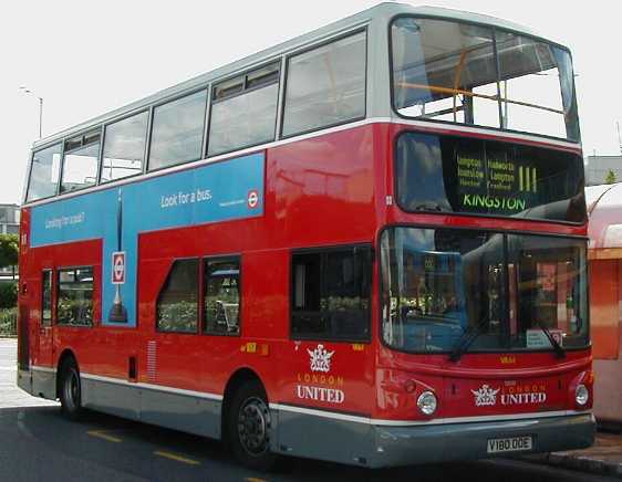 London United Volvo B7TL V180OOE