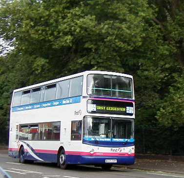 First Leicester Volvo B7TL Alexander ALX400 225 - W425SRP