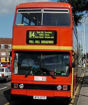 London Sovereign Leyland Titan WYV57T